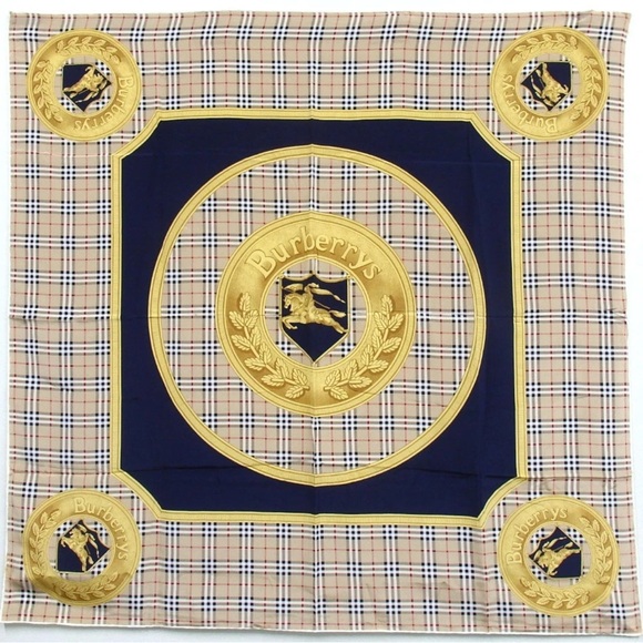 Burberrys Nova Check Signature Silk Scarf 🤩 - Picture 1 of 9